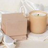 Manufacturer Custom Printed Square Paper Candle Jars Box Cardboard Candle Crafts Packaging Box For Gift