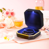 Custom Logo Leather Led Light Ring Earrings Pendant Necklace Jewelry Packaging Box