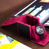 Luxury High Quality Custom Logo PU Leather Packaging Box Single Watch Storage Box with Pillow Insert