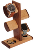 Wooden Watch Stand 5 in One Multiple Watch Display Tower Charging Station Jewelry Organizer