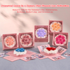 Custom Design Logo Luxury Valentine Flower Explosion Gift Packaging Box DIY Valentine's Day Rose Surprise Gift Box