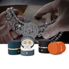 Custom High Quality Leather Ring Box Engagement Proposal Wedding Ring Gift Box Multifunctional Jewelry Box