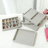 Wholesale Velvet Necklace Jewelry Display Set Luxury Display Jewelry Tray Jewelry Display Tray for Watch