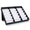18 Sunglasses Glasses Retail Shop Display Stand Storage Box Tray Case Stand Hot Sale Case Tray Black Sunglasses Wear Display