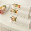 Wholesale Fabric Dessert Paper Box Macaron Cookie Packaging Box