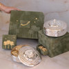 Green Palm Tree Embroidery Dessert Box Giveaway