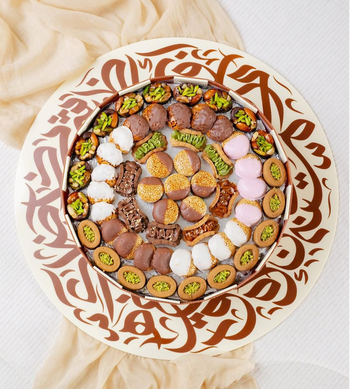 Round Ramadan Chocolate Acrylic Gift Boxes