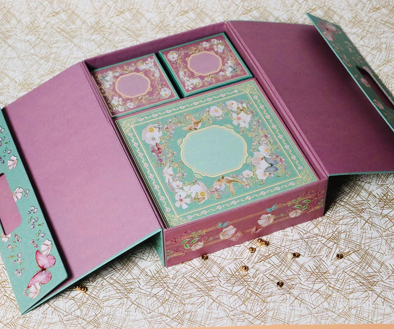 Butterfly Green Hamper Bag Set Snack Desserts Box China Manufacturers