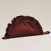 Half Moon Makeup Bag Fashion Polyester Cosmetic Makeup Bag