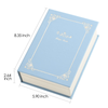 Wholesale Custom Logo Book Magnetic Jewelry Box Organizer