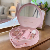 Velvet Round Skincare Perfume Set Gift Box