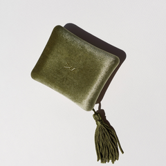  Pistachio Green Jewelry Box Luxury Custom Earring Organizer Box Packaging Ring Roll Display Silk Velvet Jewelry Box with Tassel