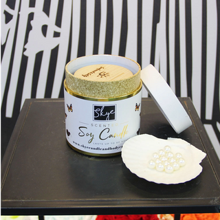 Personalised Round Paper Candle Jar Gift Box