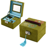 Vintage Green Jewelry Box Embroidery Design Factory for Wholesale