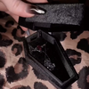 Halloween Coffin Engagement Ring Necklace Box