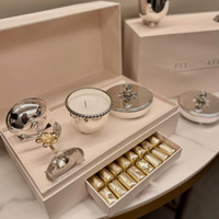 Jewelry Keepsake Box Custom Empty Candle Jars with Lids And Boxes Magnetic Gift Paper Packaging Drawer Chocolate Cardboard Box