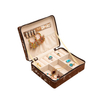 Gold Foil Embroidery Octagon Jewelry Boxes Packaging