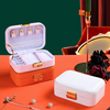 Custom PU Leather Jewelry Box Multi-color Optional Wholesale