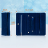 Portable Foldable Jewelry Roll Travel Jewelry Storage Organizer Bag for Women GirlsRings Earrings Necklace Bracelet
