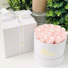 Luxury Design Preserved Flower Bouquet Packaging Boxes Custom Round Box for Flowers Box