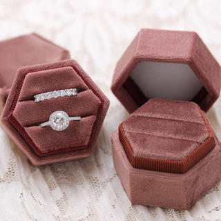 Wholesale Custom Logo Velvet Jewellery Box Luxury Earring Pendant Bracelet Necklace Ring Jewelry Packaging Box Set For Wedding