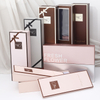 Custom Logo Paper Cardboard Rectangular Rose Flower Bouquet Packaging Box with Clear Window Wholesale