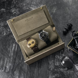 Luxury Flip Magnetic Leather Watches Gift Box Cases with Flannel Netto Mechanical Watch Box Custom Logo Gift Watch Boxes Cases