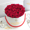 Hot Sale Round Paper Mother's Day Wedding Valentine's Christmas Day Preserved Rose Flower Bouquet Present Gift Packaging Box