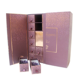 Custom Design Christmas Advent Calendar Paper Cardboard Cosmetic Candle Chocolate Gift Packaging Box with 24 Drawers