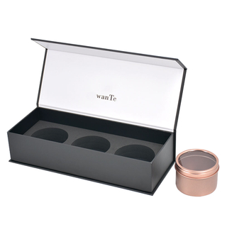 Luxury Custom Candle Jar Set with Lid And Paper Gift Packaging Box Candle Box Packaging with Logo for Paper Tube Box