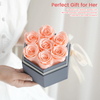 Luxury Flower Bouquet Stand Custom Printing Crdboard Hexagonal Display Box for Flower Chocolates Arrangements