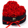 Custom Mother's Day Gift Forever Flower Heart Shape Luxury Preserved Roses Gift Eternal Rose Gift Box for Valentines Day