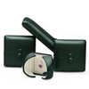 New Arrival Dark Green PU Leather Double Open Jewelry Box Ring Earrings Pendant Necklace Jewelry Packaging Box