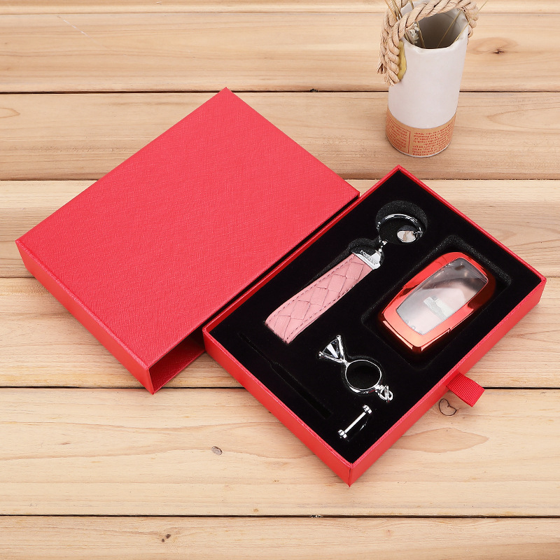 Custom Luxury Drawer Style Special Paper Rigid Cardboard Car Key Packaging Gift Box With Foam Insert
