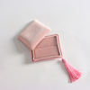 149 Colors Wholesale Small Square Velvet Tassel Jewelry Travel Box Leather Organizer Ring Necklace Bracelet Packaging Gift Case