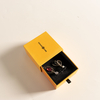 Luxury Small Orange Drawer Paper Cardboard Custom Logo Bracelet Earring Necklace Ring Jewelry Gift Packaging Box Velvet Insert