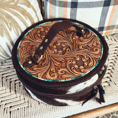Portable Zipper Leather Jewelry Box Travel Vintage Earring Ring Box Organizer Custom Big Velvet Necklace Pendant Makeup Case Set