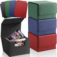 Pu Leather Card Deck Mtg Booster Box Tcg Custom Holo Original PokiMon Trading Card Deck Box Accessories