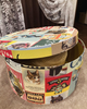 Vintage Large Hat Box for Storage Packaging Custom Portable Hat Gift Box Unique Travel Color Printing Cardboard Round Hat Box