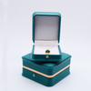 Wholesale Luxury Custom Logo PU Leather Jewelry Packaging Boxes Set Magnetic Box Metal Buckle Jewelry Box Gift