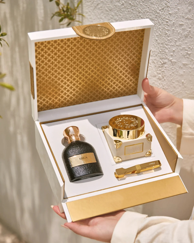 Luxury Custom Wooden Perfume Box Packaging Leather Logo Hard Box Empty Body Lotion Hair Mists Essential Oil Skincare Gift Box