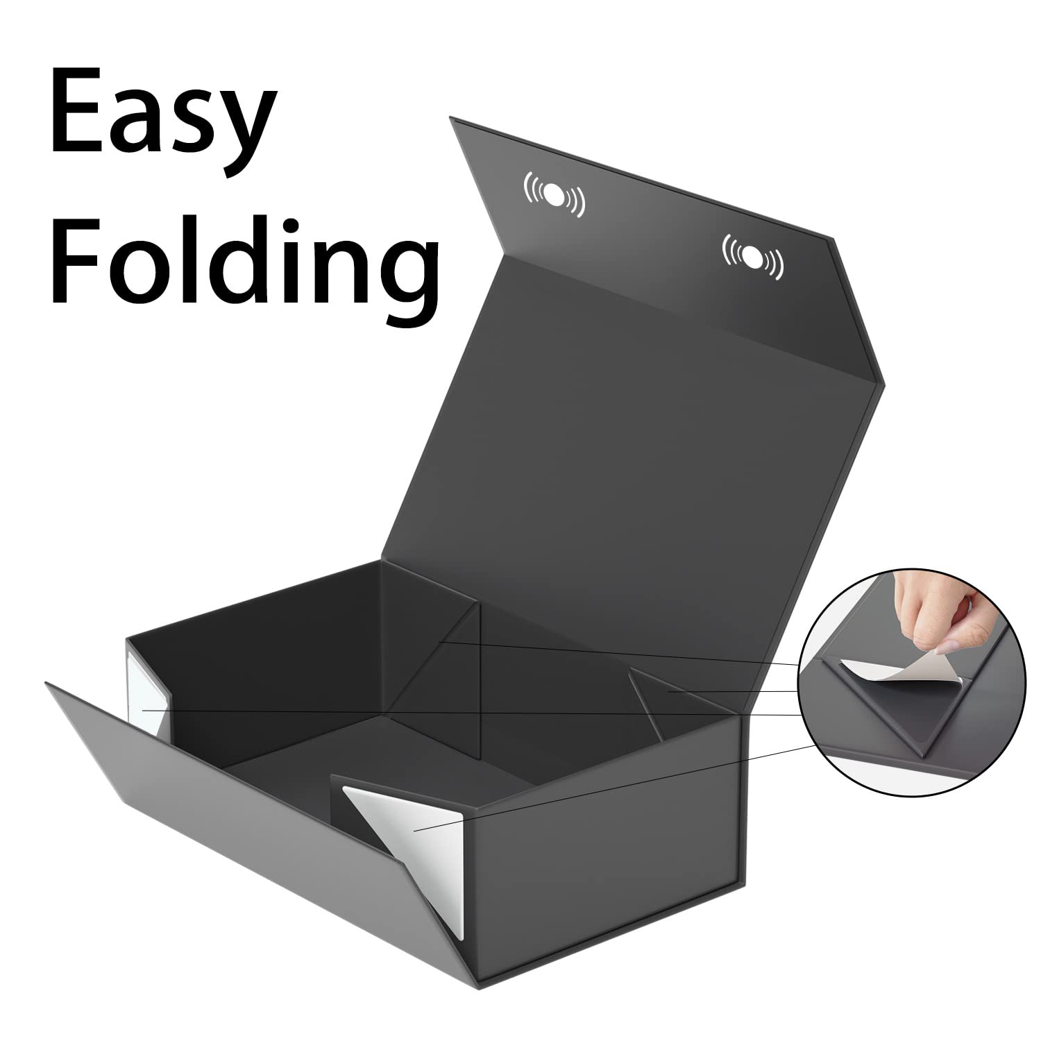 Easy folding gift box