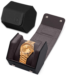 Top Selling Hexagon Pu Leather Men Watch Case Valentines Day Watch Gift Storage Box For Give It To Your Lover