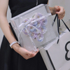 New Arrival Valentine Day Preserved Roses Acrylic Gifts Box Eternal Long Lasting Flower Box with Heart Shape Box