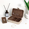 New Jewelry Box Organizer Earring Necklace Bracelets PU Leather Portable Jewelry Case Packaging Gift Boxes Travel Jewelry Box