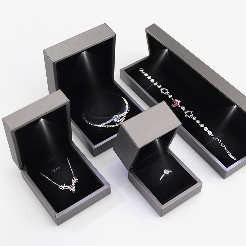 Customized Luxury Leather Jewelry Gift Box Jewelry Set Package Schmuckverpackung For Rings Pendants Bracelets