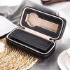 Luxury 2 Grids PU Leather Travel Watch Storage Case Small Zipper Wrist Watch Organizer Box