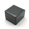 Custom Black PU Leather Watch Package Box for Man And Woman Wristwatch Wholesale Watch Gift Boxes with Pillow Insert
