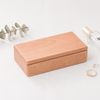 Exquisite Portable Mini Jewelry Storage Box Custom Beech Wood Black Walnut Jewelry Box Organizer for Travel