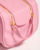 Double Zipper Skincare Travel Pouch Cosmetic Bag Organizers Boxes Vegan Leather Pink Luxury Waterproof Makeup Wash Bag